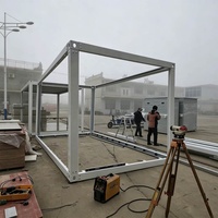 Bâtiment de bureau modulaire insonorisé et démontable en conteneur, de haute qualité, préfabriqué, installation rapide, structure en acier galvanisé