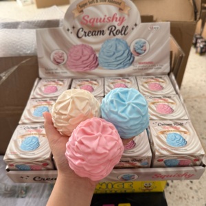 Nuevo Juguete Blandito de Crema de Vaselina de Rebote Lento, Juguete Antiestrés de Crema para Apretar y Jugar - Product Image 1