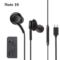 Écouteurs intra-auriculaires filaires Type-C avec micro, contrôle du volume, étanches IPX-4, stéréo, pour Samsung Galaxy