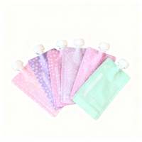 Pochettes souples personnalisées de qualité supérieure avec bec verseur pour liquides alimentaires (100 ml, 200 ml) – Idéales pour jus de fruits, gelées, boissons et aliments pour bébés