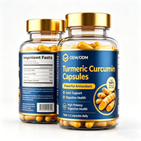 Capsules de Curcumine pour Adultes – Soutien Articulaire, Antioxydant, Renforce l'Immunité, Santé Cérébrale, Soutien Hépatique – Végétarien, Naturel, Complément Alimentaire – 60 Gélules