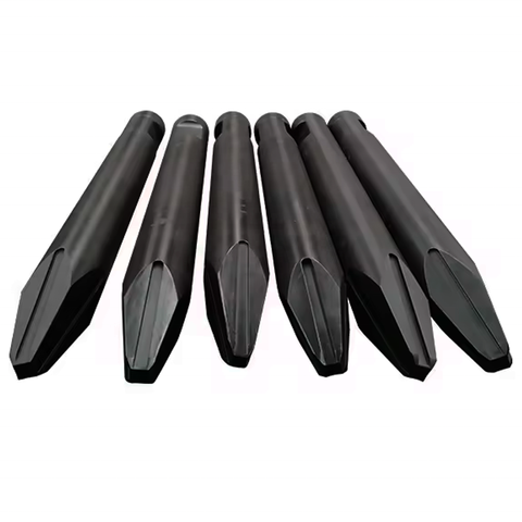 Excavator Hydraulic Breaker Bits Rock Breaker Jack Hammer 68mm Chisel Jcb Hydraulic Breaker Chisels Tool