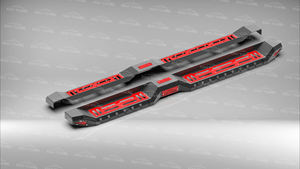 Marchepieds latéraux en acier pour Vigo Revo Np300 Triton Dmax Amarok BT50 - Product Image 2