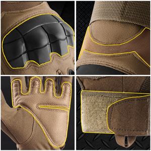 Gants tactiques complets pour écran tactile, de protection, pour les forces spéciales, en vert d'hiver, vente en gros, gants tactiques personnalisés - Product Image 5