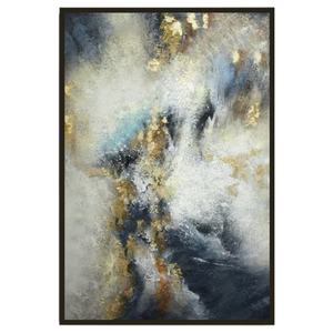 Pintura Abstracta Moderna Espacial Pintada a Mano sobre Lienzo, Arte de Pared con Tamaños Personalizables - Pintura al Óleo Hecha a Mano Única - Product Image 3