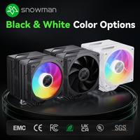 Refroidisseur à double tour NoLED multicolore 280W pour la vente en gros aux chaînes de magasins avec logo couleur personnalisé, boîte de vente au détail, OEM, ODM, livraison rapide