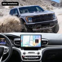 HOLROADX 12.5" Android Auto Car Stereo untuk Ford Explorer 2021-2025 Wireless CarPlay GPS Navigasi Layar Sentuh Radio Mobil