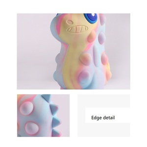 2023 Pinch Pinch Dinosaur Shape Ball Educational Toy Rat Pioneer Bubble Ball Cute Silicone 3d Decompression Ball - Product Image 4