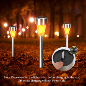 Aigostar 6 Pack IP44 torcia impermeabile luci per esterni realistica illuminazione a fiamma solare per giardino giardino giardino giardino giardino luci - Product Image 4