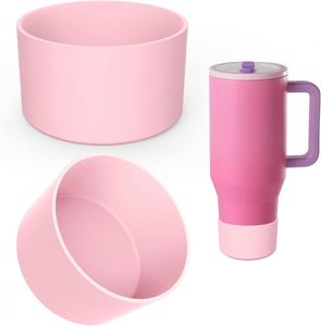 Meilleure Vente : Housse Antidérapante Réutilisable de 12 oz, Résistante à la Chaleur, en Silicone, pour Bouteille ou Gobelet - Product Image 1