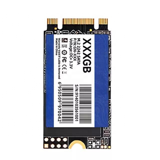 M.2 2242 SATA 128G 256G 512G 1TB 2TB SSD TLC Particles M2 SATA Protocol Read and Write Speed up to 550MB/S 6Gpbs Transmission