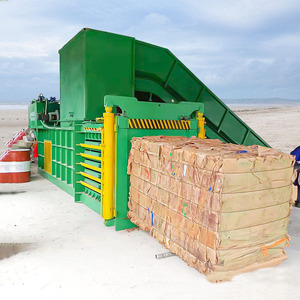 Tự động PLC hệ thống ngang chất thải Giấy Báo Chí tông nhựa carton Baler cho chai PET tái chế - Product Image 5