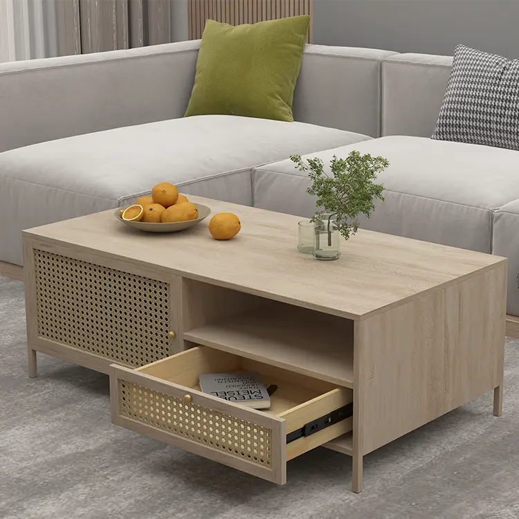 Mesa de té de madera personalizable, muebles para el hogar