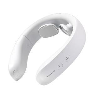 Massaggiatore elettrico a vibrazione del collo del calore della schiena della spalla del corpo elettrico massaggiatore per la spalla del collo Shiatsu a forma di U - Product Image 2