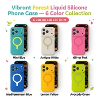 Casing HP Silikon Warna Macaron Anti Benturan untuk iPhone 17 16 Pro Max, Magnetic Silicon, Warna Polos, Gaya Ins, Musim Panas