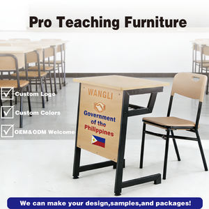 <span class=keywords><strong>โต๊ะ</strong></span>นักเรียนเดี่ยวแบบทันสมัย<span class=keywords><strong>พร้อม</strong></span><span class=keywords><strong>เก้าอี้</strong></span>และลิ้นชักใส่หนังสือ <span class=keywords><strong>โต๊ะ</strong></span><span class=keywords><strong>เขียน</strong></span><span class=keywords><strong>หนังสือ</strong></span>สำหรับห้องเรียน ทำจากโลหะและไม้ ยี่ห้อ WANGLI รุ่น ZY_34 - Product Image 1