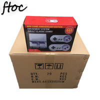 Console de jeu rétro TV classique sans fil Super Wireless avec sortie vidéo AV intégrée 660 FTOC-660 Noir+Rouge pour TV Box Android/iOS