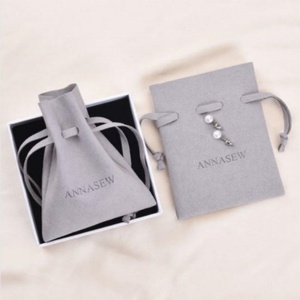 Custom Velvet Eco-Friendly Jewelry <b>Bag</b> & Pouch 10*15cm Durable <b>String</b> <b>Bag</b> for Rings & Earrings Wholesale Gift Packaging - Product Image 3