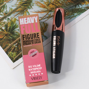 Maquillaje Cosmético Popular Rimel Impermeable Cruelty Free Vegano Pestañas Curling Black 4D Fiber <span class=keywords><strong>Mascara</strong></span> - Product Image 2