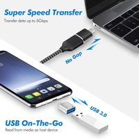 Harga pabrik Adaptor USB C ke USB 3.0 konektor konversi USB Mini Tipe C OTG Adaptor untuk perangkat Port Tipe C