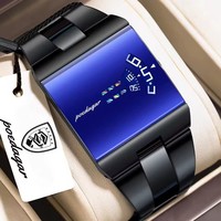 Montre Homme Poedagar 857 Originale, Mode Casual, Acier Inoxydable, Étanche, Haute Qualité, Quartz, Reloj