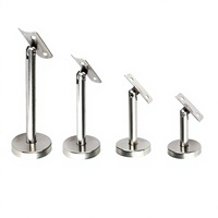 Support mural réglable en acier inoxydable 304 pour main courante, style moderne et minimaliste, pour escaliers – Vente directe