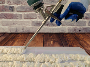 Pistolet à <span class=keywords><strong>mousse</strong></span> industriel OEM en acier inoxydable et aluminium, durable, pour <span class=keywords><strong>colle</strong></span> polyuréthane, manuel et confortable, prix usine - Product Image 2