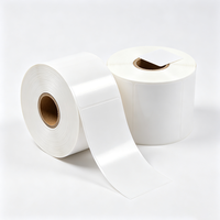 Étiquettes personnalisées Haoxuan en PP blanc, autocollants adhésifs en film brillant imperméable, impression durable pour l'emballage des produits