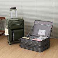 Ensemble de valises en néoprène Travellight à 4 roues, en matériau recyclé, certifié, tailles L/M/S, série VIIA, ensemble de chariots pour bagages IATA