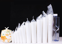 Vente en gros de sacs en plastique scellés réutilisables sacs transparents à fermeture éclair pour l'emballage des câbles de données alimentaires pochettes debout