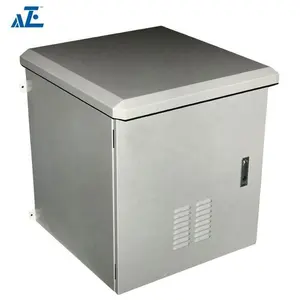 AZE 6U Outdoor Rack Cabinet CCTV Telecom Metal Steel Waterproof Enclosure