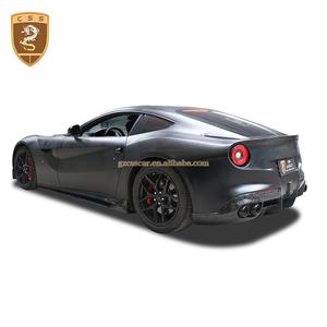 Kits de carrocería estilo DMC para Ferarri <span class=keywords><strong>F12</strong></span> faldón lateral de labio delantero de carbono forjado con difusor trasero RZ - Product Image 4