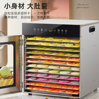 Nouveau déshydrateur électrique de fruits et légumes 10-24 plateaux pour un usage domestique en parfait état avec composant moteur central