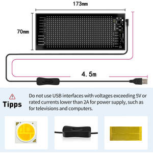 Écran LED flexible contrôlé par application Bluetooth, étanche IP65, pour la fenêtre arrière <span class=keywords><strong>de</strong></span> la voiture, interface publicitaire œil du diable - Product Image 6