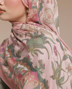 Tùy Chỉnh Bandana Khăn Choàng Bán Buôn Người Phụ Nữ Hồi Giáo Khăn Choàng Thời Trang <span class=keywords><strong>Hijab</strong></span> Dân tộc Bandanas Chiếc Khăn Hồi Giáo Thời Trang Phương Pháp In <span class=keywords><strong>Hijab</strong></span> - Product Image 2