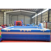 Piscine à mousse gonflable géante pour événements extérieurs, idéale pour les fêtes et la location pour enfants et adultes