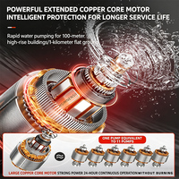 Pompe submersible à vis pour puits profond 100M, 220V/380V AC, en acier inoxydable, grande capacité, pour usage domestique