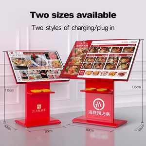 Giá Rẻ Giá quảng cáo LED nhà hàng Bảng menu Menu hiển thị bảng ánh sáng Hộp màn hình lớn sàn chiếu sáng menu <span class=keywords><strong>lightbox</strong></span> - Product Image 6