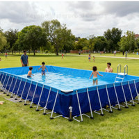 Piscine pour enfants Keyubo 7,3*3,6*1,5m - Piscine de jeu en PVC durable, idéale pour les écoles et les centres de villégiature