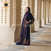 Zaynab Ramadan Abaya Robe abaya plissée faite à la main Designs turcs Nouveautés Dernières Abaya de Dubaï Robe musulmane pour femme