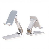Nouveau support de téléphone portable multifonction pliable en silicone et métal pour diffusion en direct sur ordinateur de bureau, support de tablette anti-vibration