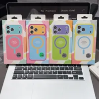Coque de téléphone antichoc Dopamine Color avec emballage compatible pour iPhone 18 Pro 17 Air 16 15 14 13 Pro Max