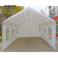 Tente de réception 10x20 pieds, auvent commercial pour événements, abri de voiture en toile robuste, portable, vente en gros, taille personnalisée, direct usine