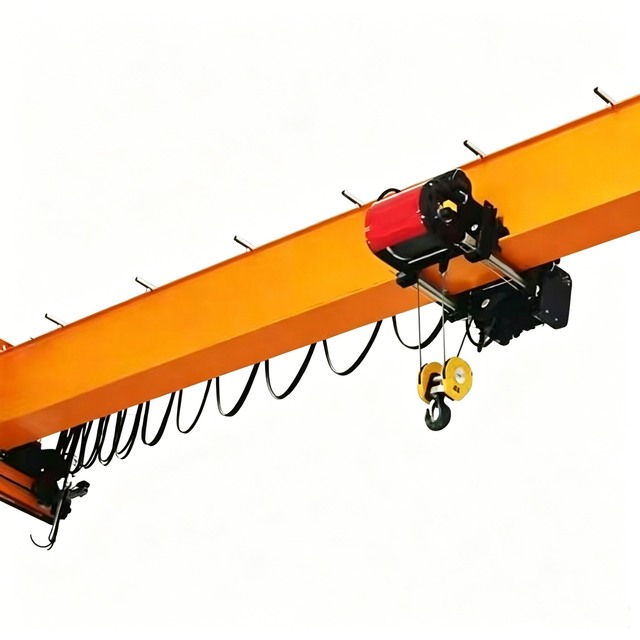 High Performance 5Ton 10Ton 25Ton Single and Double Girder Overhead Bridge Crane With Wireless Remote Control