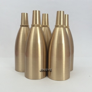 E12/E14/E17 Vintage oro ottone metallo <span class=keywords><strong>lampadario</strong></span> Base porta lampada - Product Image 5