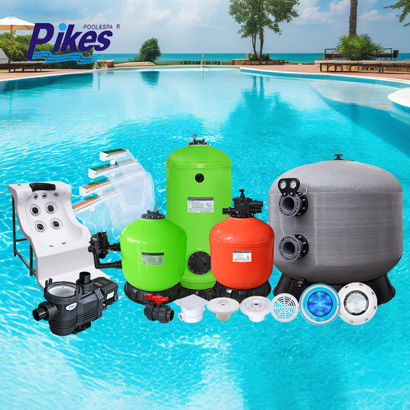 Pikes Full Set Fiberglass Sand Filter Swimming Pool Equipment Salt Chlorinator Pump & Spa Accessories