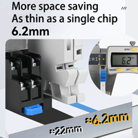 Relais électromagnétique à semi-conducteurs ultra-mince HF41F 24-ZS 24V sur rail DIN 41F-1Z-C2-1 miniature pour usage de protection sur carte de circuit imprimé