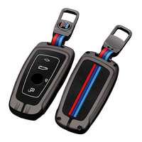 Nouvelle conception de coque de clé de voiture en alliage de zinc et silicone pour BMW X5 X6 E46 E60 E63 E65 X6 E83 E85 E90 E92