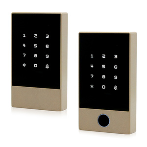 Kim loại không thấm nước ttlock Bluetooth Wifi cảm ứng bàn phím vân tay Đầu đọc thẻ kiểm soát truy cập - Product Image 1