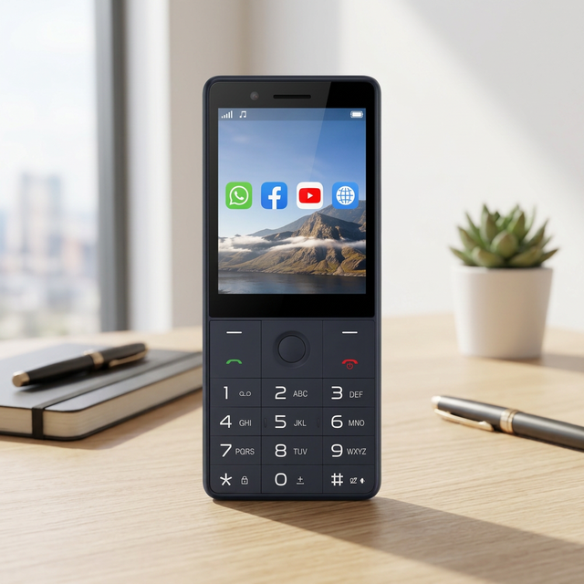 Small Mobile Phone 2.8 Inch Android 11 4G LTE Dual SIM with Camera English French German 2500mAh Battery GPS Smart Phone